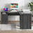 L-Shaped Executive Desk With Power Outlet-746385014
