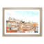 Alfalma Lisbon Portugal Skyline in Abstract - Picture Frame Graphic Art Print-55683066-55683065