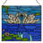 14"H Romantic Swans Stained Glass Window Panel