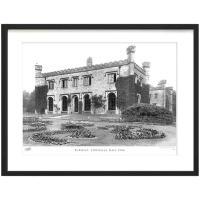 Burnley, Towneley Hall 1906 - Single Picture Frame Print