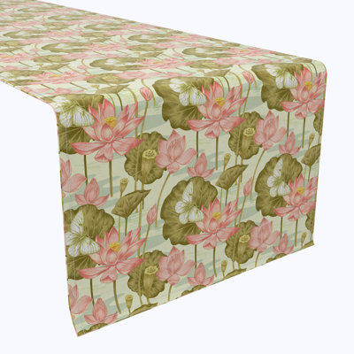 Table Runner, 100% Cotton, Floral 203