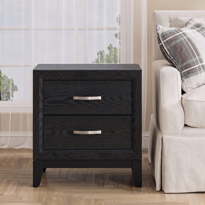 Gatton Black Nightstand