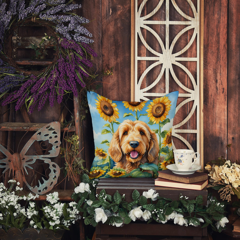 Coussin décoratif intérieur / extérieur Autre / Sans motif, H 14 po x l 14 po