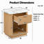 48cm W Bedside Table-135968281