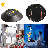 Miyari Plastic Abstract Wind Chime