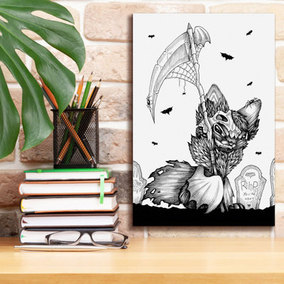 'R.I.P' by Avery Multer, Canvas Wall Art