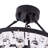 Deonta 5-Tier Dimmable Semi-Flush Crystal Chandelier-1583912172
