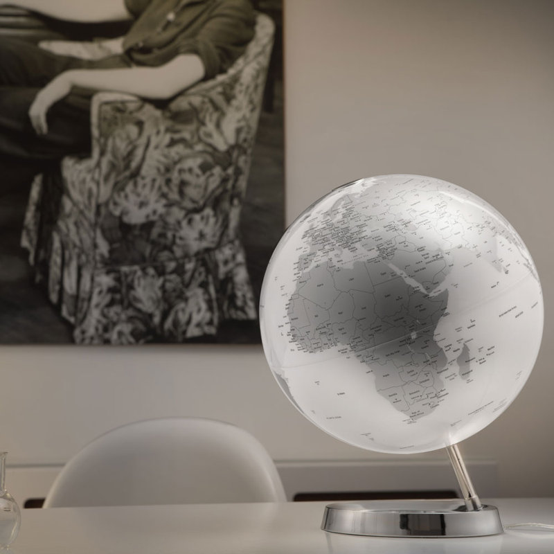 Plastic / Acrylic Tabletop Globe, Coral 