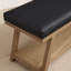 Banc de rangement en similicuir Hahnville-354923453