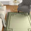 Tapis d'intérieur et d'extérieur tissé à la main vert mousse et sauge foncé Rebersburg-22463228