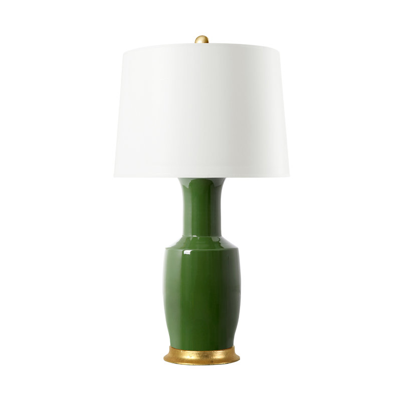 Table Lamp, Dark Green