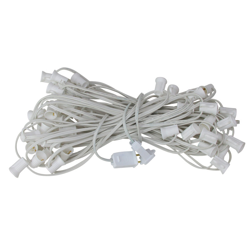 Ensemble de douilles commerciales C7, H 0,5 po x l 600 po x P 0,5 po, Blanc