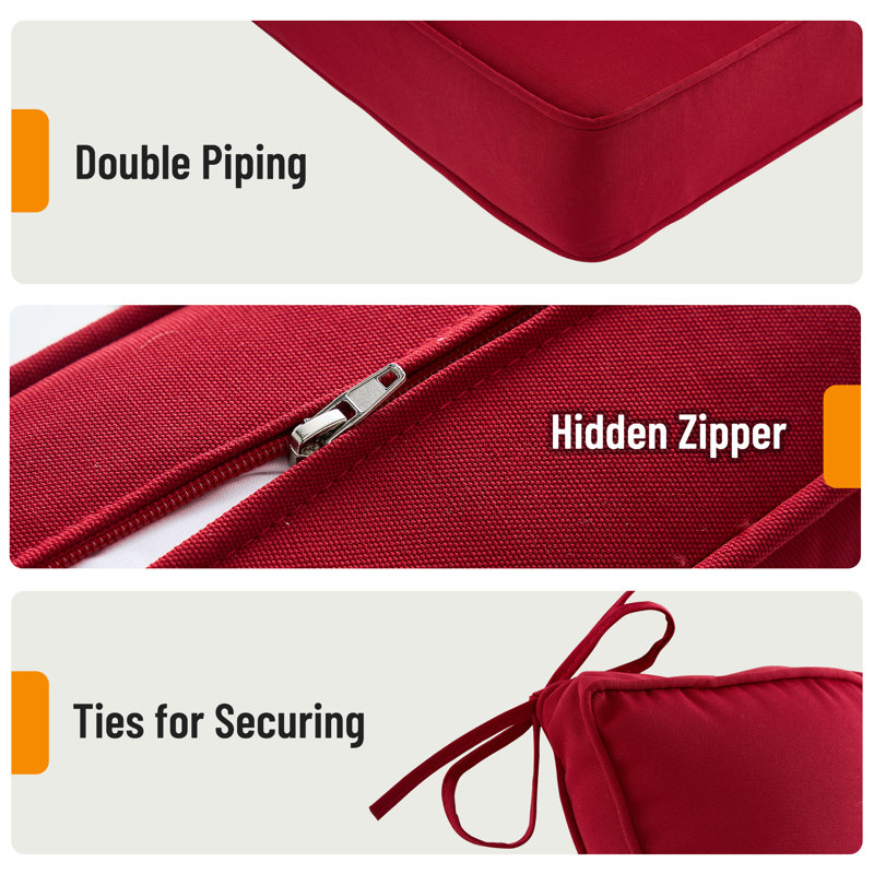 Latitude Run® - Coussin pièce, Rouge