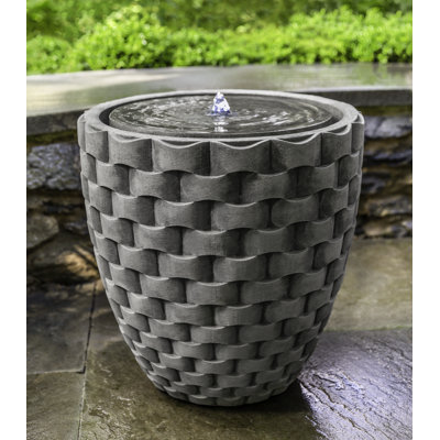 M Weave Floor Fountain with Light