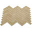 Crema Marfil Herringbone 1X3 Marble Mosaic Tiles