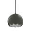 Luminaire suspendu en forme de dôme à 1 lumière Cerra-943102671-943102689