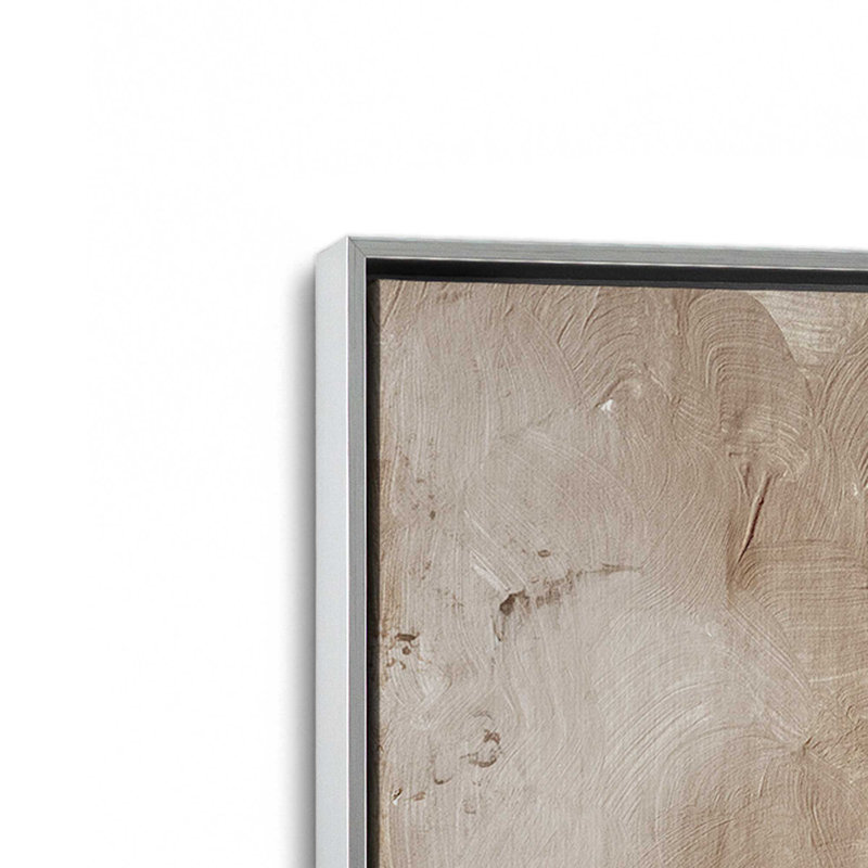 Impression sur toile Fresco's Silent Tale I, H 30,75 po x l 20,75 po x P 1,75 po, Cadre flottant en chrome poli