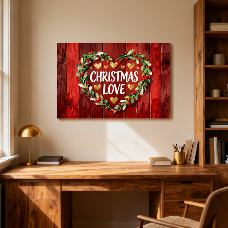 Motif de couronne de Noël, H 12 po x l 18 po