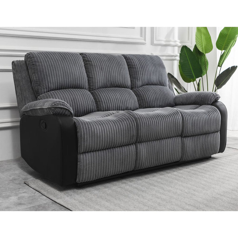 Anding 2 Seater Reclining Sofa, 98cm H x 186cm W x 94cm Dcm, Power - Push Button