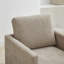 Chaise d'appoint rembourrée en chenille 30,7 po Chensilen-130597100