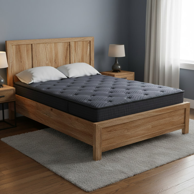 Matelas de construction moyenne 10 po Alwyn Home Biron, Très grand californien