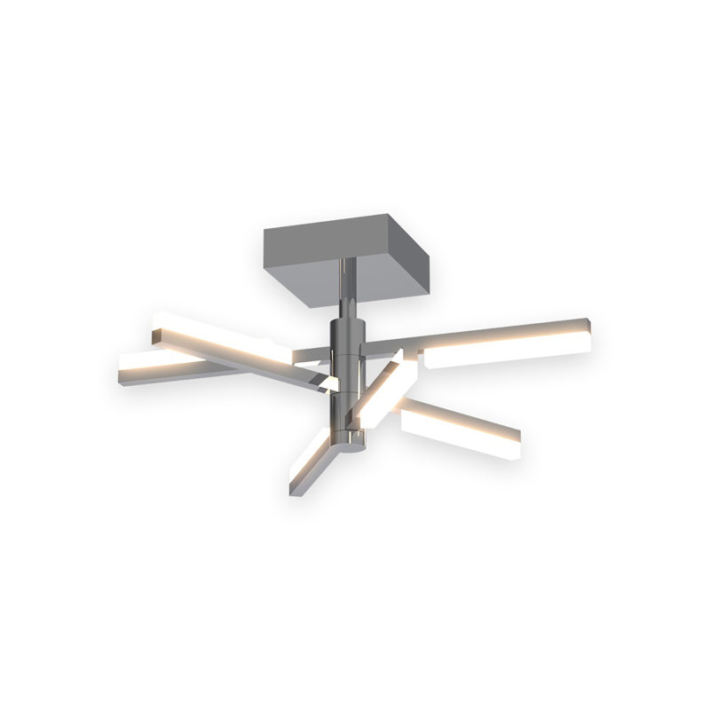 Stix - LED Semi-Flush Mount -, Chrome