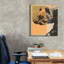  «Gold Geometric Bear 1» par Alonzo Saunders, art mural sur toile, 26 po x 30 po-953579954