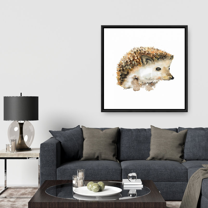 " Watercolor Hedgehog "