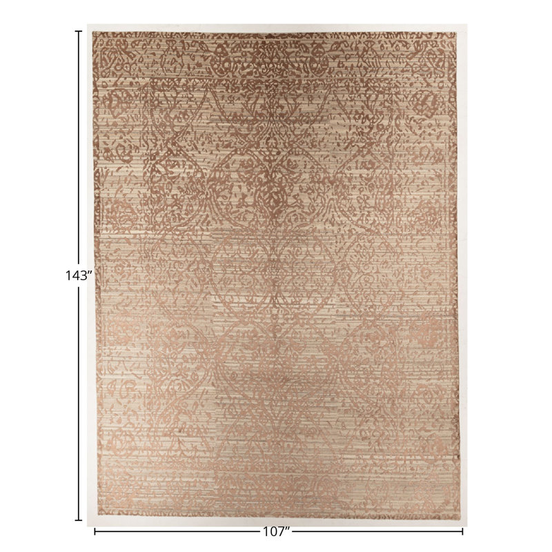 Hand Knotted Floral Rug
