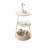 14.57"L Cream Sintered Stone Side Table
