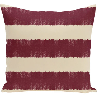 Striped Reversible Throw Pillow