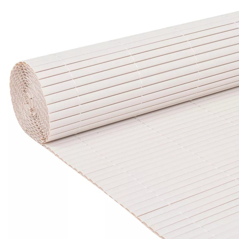 Double-Sided Garden Fence (3m x 0.9m), White