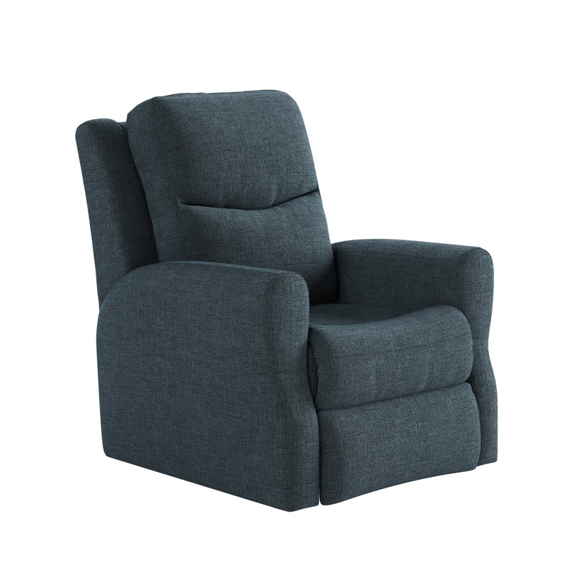 Fauteuil inclinable et pivotant Fame, Bleu marine Brady