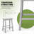 Counter Stool with Solid Wood Frame-522626059
