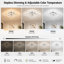 5 -Light 60cm LED Flush Mount