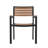Premium All-Weather Wicker Outdoor Stacking Dining Armchair