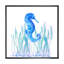 Hippocampe bleu - art mural sur toile traditionnel-2040396829-2040396831