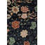 Art Deco Hand Knotted Wool Floral Area Rug-759142230