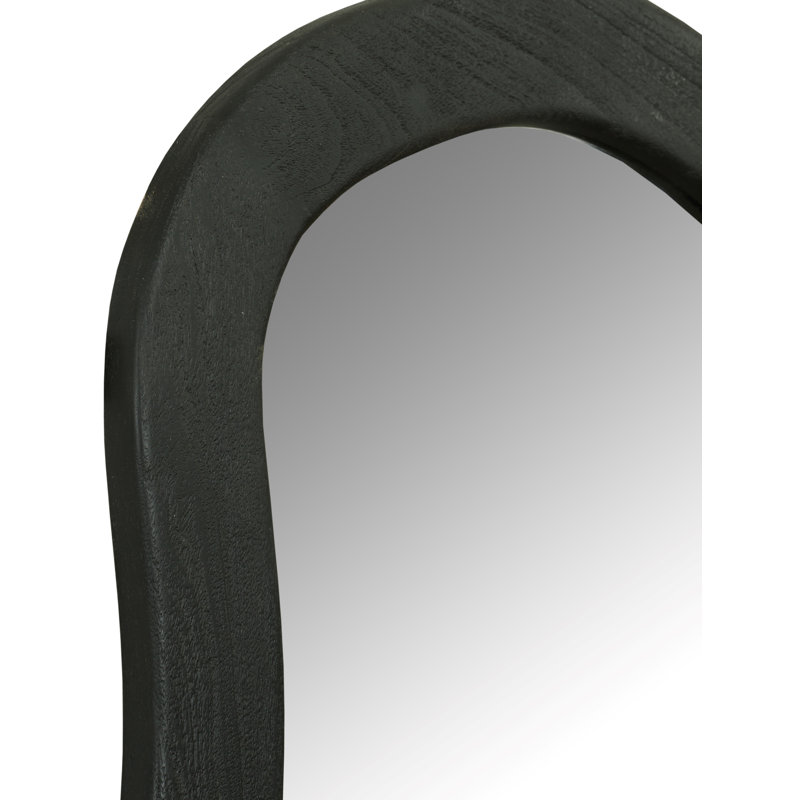 Miroir d'appoint Oblique, 38 po x 28 po, Noir