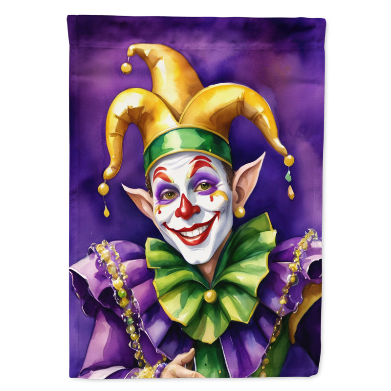 Drapeau de jardin double en polyester H 15,5 po x l 11,25 po