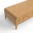 Adden Mid-century Modern 2-drawer Coffee Table With Figured Burl Veneer Fronts, Wood Frame & Brass-tone Pulls, Oak Finish-123524955