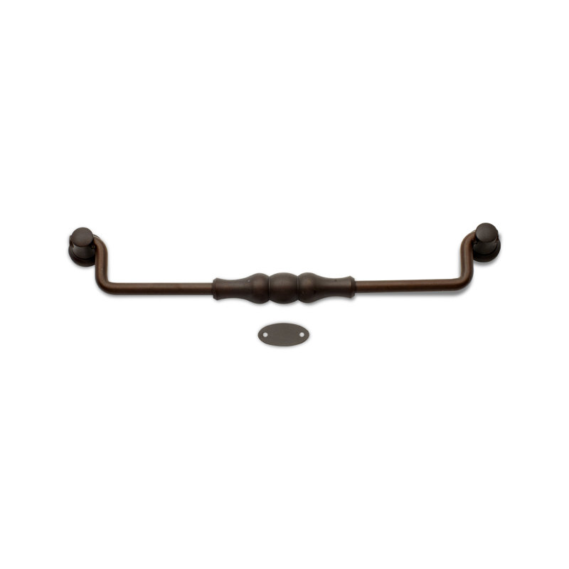 Poignée tombante perlée 8 po CP Series, Bronze huilé
