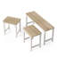Chaises de salle à manger modernes (3 pièces)-824144173-824144174