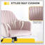 Chaise d'appoint Chaise de loisir moderne à hauteur réglable en velours-2023219733