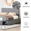 Barsky Velvet Upholstered Bed With 4 Drawers-1814740485