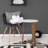 Aesthetic Tripod Round Side Table With Solid American Hardwood Legs-1354537195