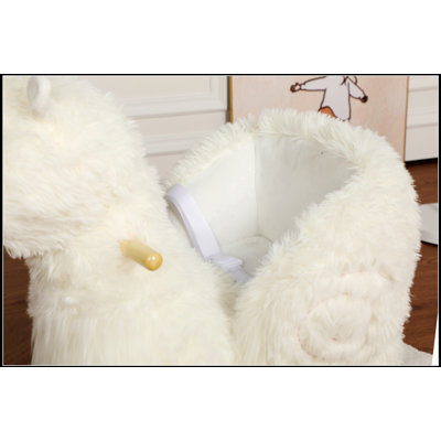 Jouet à bascule en peluche doux avec grelots, marionnettes et ceinture de sécurité pour tout-petits de 1 à 3 ans, certifié par la SCP