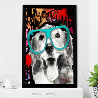 Golden Retriever (Vertical) par By Jodi - impression