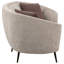 Causeuse rembourrée beige Saanich