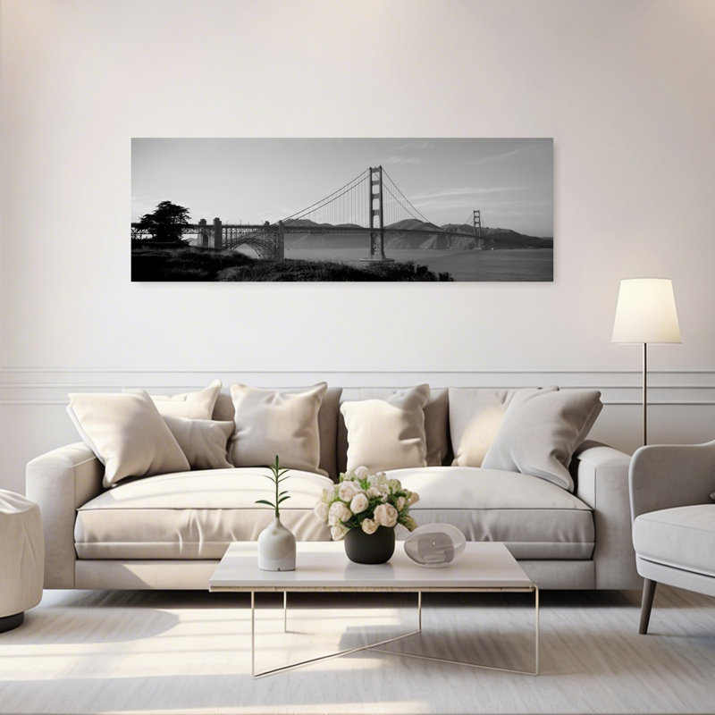 Golden Gate Bridge San Francisco CA USA by Thomas Winz - Wrapped Canvas Panoramic Print, 50.8 cm H x 152.4 cm W
